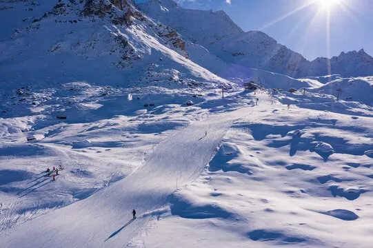 High-alpine terrain, St. Moritz